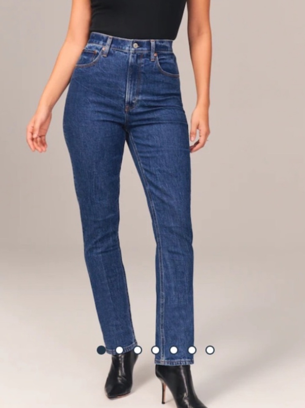 Abercrombie High-Waist Blue Denim Jeans